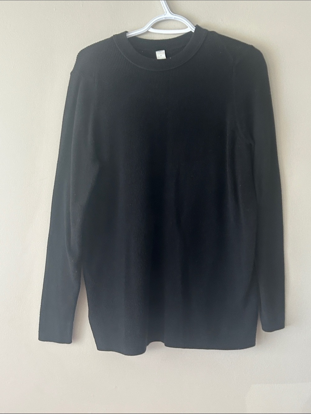 lululemon athletica Black Crew Neck Sweater